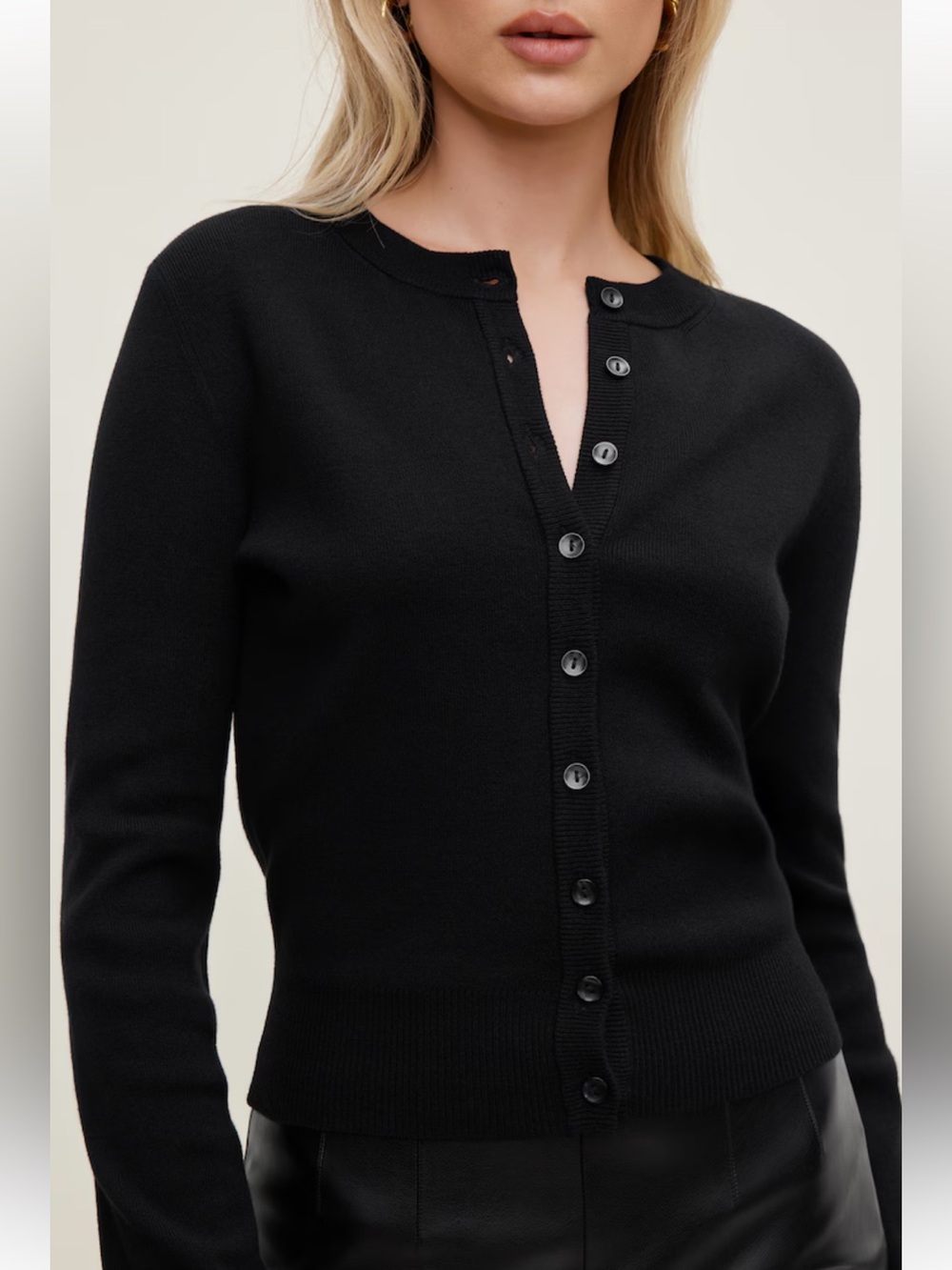 Dynamite - Rebecca Crewneck Cardigan